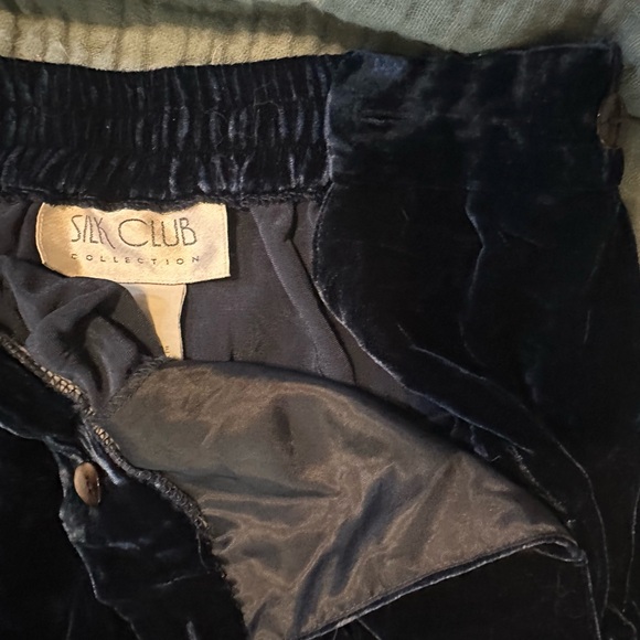 Silk Club pant 2 pc Set / pant suit Large - Picture 7 of 8